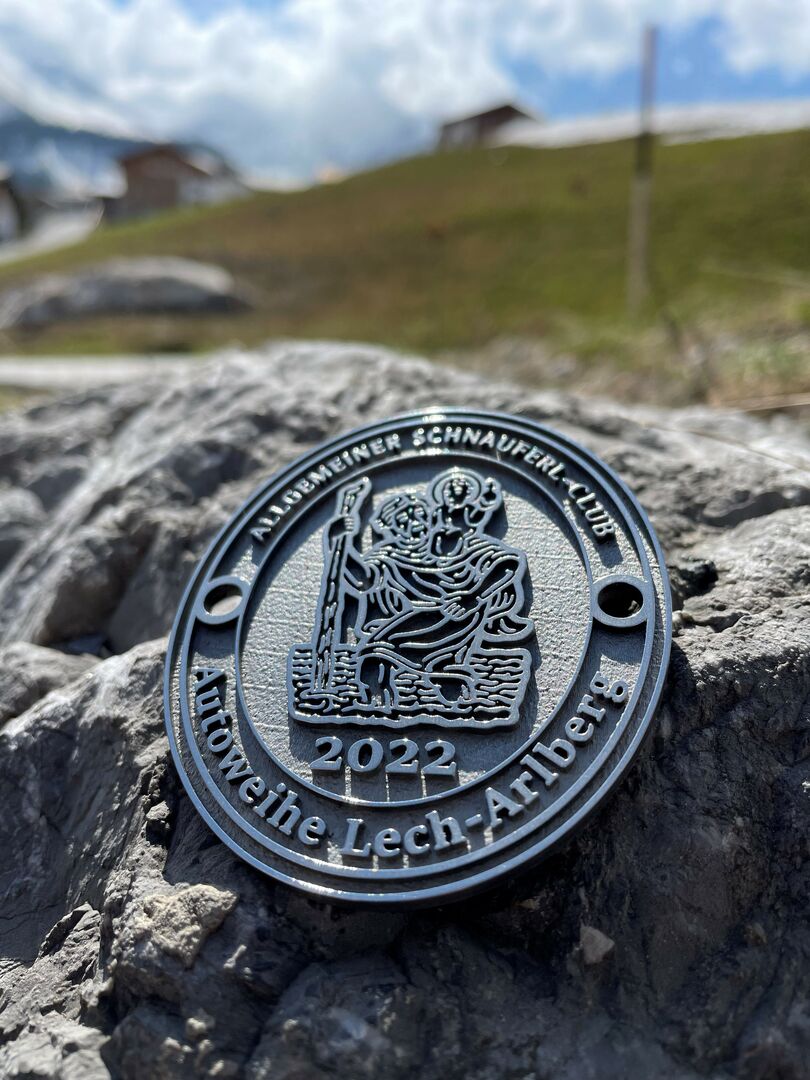 Plakette Fahrzeugweihe 2022