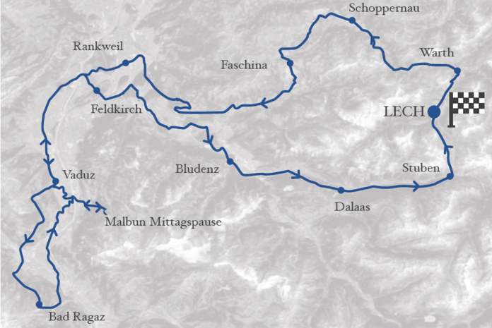 Strecke+Samstag+-+Jubiläumsrunde+Fürstentum+Liechtenstein